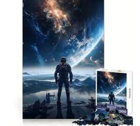 Astronomical Journey Jigsaw Puzzles 1000 Piece for Adults Logical Skill Relaxing Pastime Precise Join Cozy Xmas Gift (38x52cm)