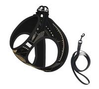 Astronomical Phenomenon Map of Solar Eclipse and Lunar Eclipse Art Small Pet Towing Vest, Adjustable Straps, Easy to Walk, Soft and Breathable Straps, Suitable for Small Dogs and Cats, Etc