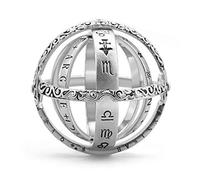 Astronomical Sphere Ball Ring Foldable Finger Ring Band Fashion Jewelry Nice and Practical