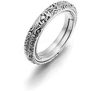Astronomical Sphere Ball Ring - Novelty Fashion Unisex Silver 3D Ring for Couples and Lovers - Attractive Jewelry Gift