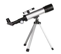 Astronomical Telescope 360/50mm 90x Zoom with Tripod and 90° | School Season Decor, Sr4 Mm Eyepiece H20mm Eyepiece 3 Times Barlow Lens, Abs Aluminum Alloy Glass Random Style