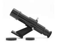 , Astronomical Telescope Accessories 5X24 Plastic Finderscope Star Pointer Finder Scope Sight Bracket, Black