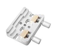 Astronomical Telescope Accessories A89E Silver Finderscope Dovetail Slot Dual Plate With 2 Locking Screws
