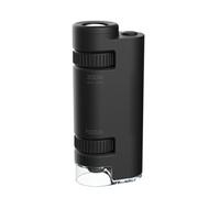 Astronomical Telescope Accessories Portable Hand Monocular Microscope 60X-120X Stepless Zoom Light Source
