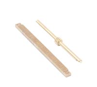 Astronomical Telescope Focuser Rack Shaft Set 0.5M Full Brass DIY