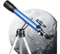 Astronomical Telescope for Beginners 60/700mm - 28x-116x Magnification with 6mm & 25mm Kellner Eyepieces, AZ Mount Tripod & Phone Adapter, Ideal for Stargazing Moon Planets Stars Kids Adults