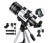 Astronomical Telescope for Kids, 70mm Aperture, 400mm Focal Length, 24-180X Magnification, Fully Multi-Coated Optics, AZ Mount with Tripod
