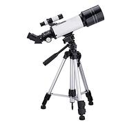 Astronomical Telescope,for Kids Beginners,Adults 70mm Astronomical Refractor Telescopes Monocular,with Height Adjustable Tripod,Phone Mount,White