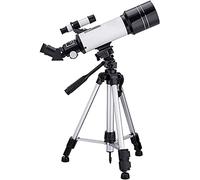 Astronomical Telescope,for Kids Beginners,adults 70mm Astronomical Refractor Telescopes Monocular,with Height Adjustable Tripod,phone Mount,White Telescope