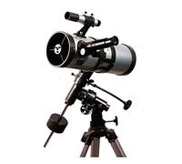 Astronomical Telescope for Kids Beginners Adults Men Gifts,114mm Aperture Refractor Telescope,700mm Focal Length,Telescope for Children with Stainless Steel Tripod (Color : Silver) (Silver A)
