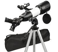 Astronomical Telescope, Magnification 20-166 Times, Astronomical Refracting Telescope with 3 Rotatable Eyepieces, Travel Telescope