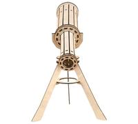 Astronomical Telescope Model Kit - Wooden Science Experiments Building Toy | STEM Educational Telescope for Girls And Boys | Motor Skills Learning, Learning Toy