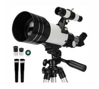 Astronomical Telescope, Objective Lens Focal Length 300, Aperture 70, Maximum Magnification 150 Times, Equipped with a Finder Scope and a Tripod (1)