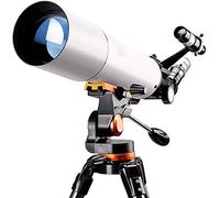 Astronomical Telescope,Profession Stargazing Telescopes for Adult Beginners,80mm Astronomy Refractor Telescope,with Adjustable Tripod,Eyepiece 10mm/25mm good