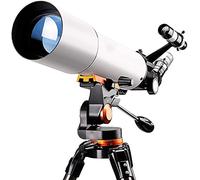 Astronomical Telescope,Profession Stargazing Telescopes for Adult Beginners,80mm Astronomy Refractor Telescope,with Adjustable Tripod,Eyepiece 10mm/25mm