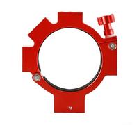 Astronomical Telescope Support Ring for ASI Cooled Cameras 78mm ID Aluminum Alloy Red with Threaded Hole Options for Enhanced Stability and Versatility