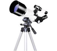 Astronomical Telescope Ultra Hd, Astronomical Telescope,Profession Stargazing 100x Telescope Beginners,Adult 70mm Astronomical Refractor Telescopes,with Height Adjustable Tripod,White Telescope