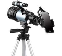 Astronomical Telescope with Tripod Professional Star Observation for Children Portable and high Definition 150X Magnification and 70mm Caliber