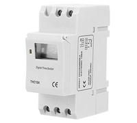 Astronomical Timer Switch Digital Programmable Timer DIN Rail 220-240VAC 16A with Interchangeable Face Cover THC15A Model for Home Automation Energy Saving