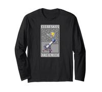 Astronomy Astrophotography Clear Skies are A Myth Tarot Long Sleeve T-Shirt