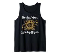 Astronomy Celestial Bodies Live By Sun Love By Moon Tank Top