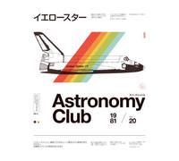 Astronomy Club Sweatshirt - White - M - White