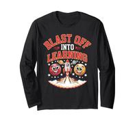 Astronomy for Kids Fun Space Learning Planets Star Education Long Sleeve T-Shirt