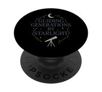 Astronomy Grandpa Astronomy Grandma Stargazer Space Lover PopSockets Adhesive PopGrip