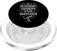 Astronomy Grandpa Astronomy Grandma Stargazer Space Lover PopSockets PopGrip for MagSafe