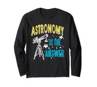 Astronomy Holds the Key Telescope Science Long Sleeve T-Shirt