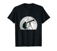 Astronomy Moon Telescope astrophysics T-Shirt