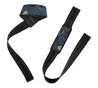 Astronomy Observatory Chart Leopard Print Wrist and Lifting Straps 26" Power Workouts Gym Training Straps for