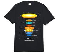 Astronomy Space Science Planetary Flat Earth Solar System Comfort Colors Adult Heavyweight T-Shirt