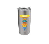Astronomy Space Science Planetary Flat Earth Solar System Stainless Steel Insulated Tumbler