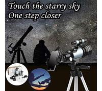 Astronomy Telescope for Kids Adults, 70mm Astronomical Refracter Telescope with Tripod & Finder Scope,Professional Starg