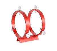 Astrophotography accessories 102mm Guide Ring Set Three Point Astronomical Guide Ring 1PCS Plate 2PCS Ring 8PCS Screws Red Color