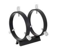 Astrophotography accessories 42/50/60/68/80/90/102mm Three-Point Guide Scope Ring Astronomical(Black 90mm)