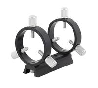 Astrophotography accessories 42/50/60/68/80/90/102mm Three-Point Guide Scope Ring Astronomical(Black 60mm)