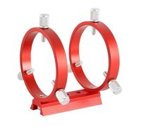 Astrophotography accessories 42/50/60/68/80/90/102mm Three-Point Guide Scope Ring Astronomical(Red 90mm)