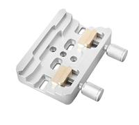 Astrophotography accessories Silver Slot Dual Plate With 2 Locking Screws
