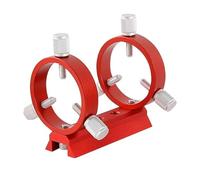 Astrophotography accessories Telescope Guide Dovetail 90mm Plate Base Red 68/80/90/102mm Hoop Ring Focus Finder Scope Astronomy Accessory(Hoop 42mm)