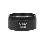 Astrophotography accessories WD165 0.3X 0.5X 0.7X 1X 1.5X 2.0X Auxiliary Barlow Objective Lens Thread M48mm For Zoom Stereo Binocular Microscope(0.75X)