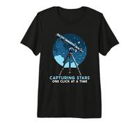 Astrophotography Astronomy Space Camera Star Watching Premium T-Shirt