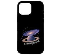 Astrophotography Saturn Galaxy Space Explorer Case for iPhone 16 Pro Max