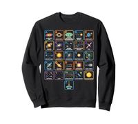 Astrophysics A to Z Space Science Visual Educational Chart Sweatshirt