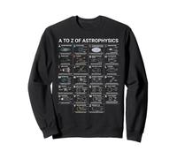 Astrophysics A-Z Space Concepts Educational Chart Sweatshirt