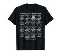 Astrophysics A-Z Space Concepts Educational Chart T-Shirt