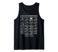 Astrophysics A-Z Space Concepts Educational Chart Tank Top