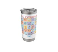 Astrophysics Alphabet A to Z Space Science Concepts Chart Stainless Steel Insulated Tumbler