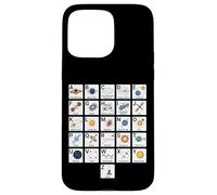 Astrophysics Alphabet A to Z Space Science Learning Chart Case for iPhone 15 Pro Max